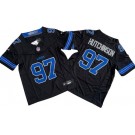 Youth Detroit Lions #97 Aidan Hutchinson Limited Black FUSE Vapor Jersey