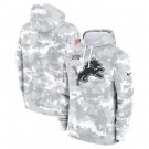 Youth Detroit Lions Arctic Camo 2024 Salute to Service Club Fleece Pullover Hoodie