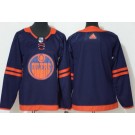 Youth Edmonton Oilers Blank Navy 50th Anniversary Authentic Jersey