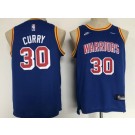 Youth Golden State Warriors #30 Stephen Curry Blue Classic Icon Sponsor Swingman Jersey