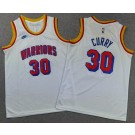 Youth Golden State Warriors #30 Stephen Curry White Classics Swingman Jersey