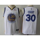 Youth Golden State Warriors #30 Stephen Curry White Icon Sponsor Swingman Jersey