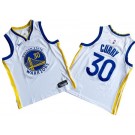 Youth Golden State Warriors #30 Stephen Curry White Icon Swingman Jersey