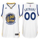 Youth Golden State Warriors Customized White Swingman Adidas Jersey