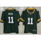 Youth Green Bay Packers #11 Jayden Reed Limited Green Vapor Jersey