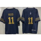 Youth Green Bay Packers #11 Jayden Reed Limited Navy Vapor Jersey
