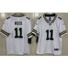 Youth Green Bay Packers #11 Jayden Reed Limited White Vapor Jersey