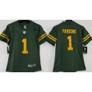 Youth Green Bay Packers #1 Micah Parsons Limited Green Alternate Vapor Jersey