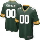 Youth Green Bay Packers Customized Game Green Jersey