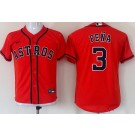 Youth Houston Astros #3 Jeremy Pena Orange Cool Base Jersey