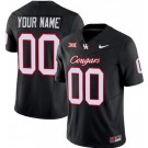 Youth Houston Cougars Custom Black FUSE College Football Jersey