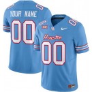 Youth Houston Cougars Custom Light Blue FUSE College Football Jersey