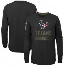 Youth Houston Texans Black 2020 Salute To Service Long Sleeves T Shirt