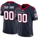 Youth Houston Texans Customized Limited Navy FUSE Vapor Jersey