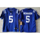 Youth Indianapolis Colts #5 Anthony Richardson Limited Blue FUSE Vapor Jersey