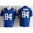 Youth Indianapolis Colts #84 Tyler Warren Limited Blue Vapor Jersey