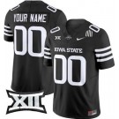 Youth Iowa State Cyclones Custom Limited Black FUSE College Football Jersey