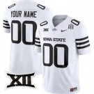 Youth Iowa State Cyclones Custom Limited White Black FUSE College Football Jersey