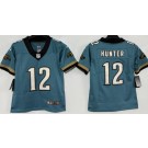 Youth Jacksonville Jaguars #12 Travis Hunter Limited Green Throwback Vapor Jersey