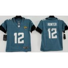 Youth Jacksonville Jaguars #12 Travis Hunter Limited Green Vapor Jersey