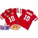 Youth Kansas City Chiefs #10 Isiah Pacheco Limited Red NKH LVIII Super Bowl FUSE Vapor Jersey