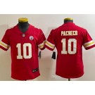 Youth Kansas City Chiefs #10 Isiah Pacheco Limited Red Vapor Jersey