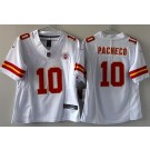 Youth Kansas City Chiefs #10 Isiah Pacheco Limited White FUSE Vapor Jersey