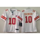 Youth Kansas City Chiefs #10 Isiah Pacheco Limited White Vapor Jersey