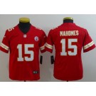 Youth Kansas City Chiefs #15 Patrick Mahomes II Limited Red Vapor Untouchable Jersey
