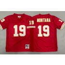 Youth Kansas City Chiefs #19 Joe Montana Red Throwback Jersey