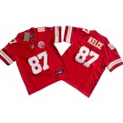 Youth Kansas City Chiefs #87 Travis Kelce Limited Red FUSE Vapor Jersey