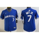 Youth Kansas City Royals #7 Bobby Witt Jr Royal Alternate Limited Jersey