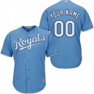 Youth Kansas City Royals Customized Light Blue Cool Base Jersey