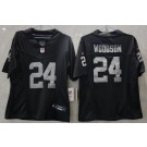 Youth Las Vegas Raiders #24 Charles Woodson Limited Black FUSE Vapor Jersey