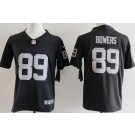 Youth Las Vegas Raiders #89 Brock Bowers Limited Black Vapor Jersey
