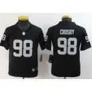 Youth Las Vegas Raiders #98 Maxx Crosby Limited Black Vapor Jersey