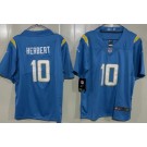 Youth Los Angeles Chargers #10 Justin Herbert Limited Light Blue Vapor Jersey