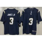 Youth Los Angeles Chargers #3 Derwin James Jr Limited Navy Vapor Jersey