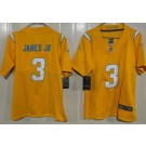 Youth Los Angeles Chargers #3 Derwin James Jr Limited Yellow Vapor Jersey