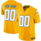 Youth Los Angeles Chargers Customized Limited Yellow Vapor Jersey