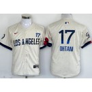 Youth Los Angeles Dodgers #17 Shohei Ohtani Cream 2024 City Connect Limited Jersey
