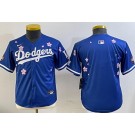 Youth Los Angeles Dodgers Blank Blue 2025 Tokyo Series Limited Jersey
