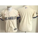 Youth Los Angeles Dodgers Blank Cream 2024 City Connect Limited Jersey