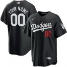 Youth Los Angeles Dodgers Custom Black Limited Jersey