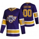 Youth Los Angeles Kings Customized Purple 2021 Reverse Retro Authentic Jersey