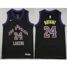 Youth Los Angeles Lakers #24 Kobe Bryant Black 2023 City Icon Swingman Jersey