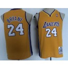 Youth Los Angeles Lakers #24 Kobe Bryant Yellow Throwback Swingman Jersey