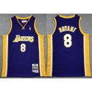Youth Los Angeles Lakers #8 Kobe Bryant Purple 1999 Throwback Swingman Jersey