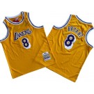 Youth Los Angeles Lakers #8 Kobe Bryant Yellow 1996 Swingman Jersey