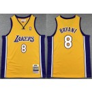 Youth Los Angeles Lakers #8 Kobe Bryant Yellow 1999 Throwback Swingman Jersey